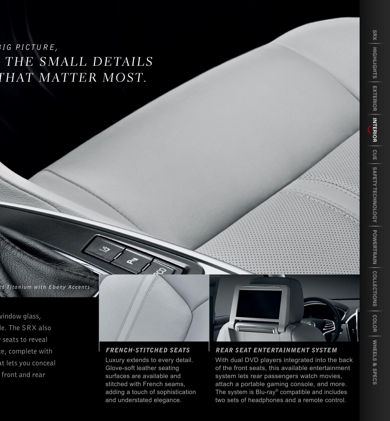 2013 Cadillac SRX Brochure Page 30